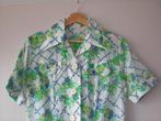 Witte groene vintage La Kerko jurk met zakken, maat 44, Ophalen of Verzenden, Maat 42/44 (L), Groen