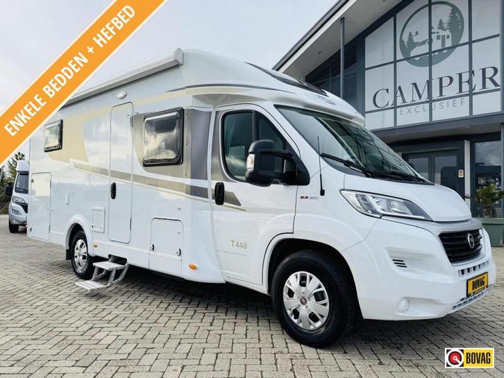 Carado T448 T 448 Enkele bedden Hefbed 2018, Caravans en Kamperen, Campers, Bedrijf, tot en met 5, Half-integraal, Carado, Diesel