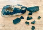Bodemvondst-Donker sneeuw blauw jadebrok, Antiek en Kunst, Antiek | Overige Antiek, Ophalen of Verzenden