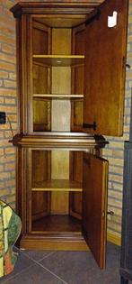 Hoekkast massief eiken, Huis en Inrichting, Ophalen, Zo goed als nieuw