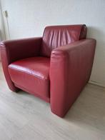 Fauteuil, Huis en Inrichting, Fauteuils, Ophalen, Gebruikt, 50 tot 75 cm, Leer
