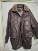 Leren jas heren - Bijenkorf - Maat M, Bruin, Maat 48/50 (M), Bijenkorf, Ophalen of Verzenden