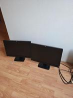 2 x monitor HP 22", Computers en Software, Monitoren, Ophalen of Verzenden, Zo goed als nieuw, 60 Hz of minder