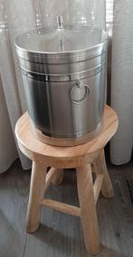 Profesionele dubbelwandige ijsemmer rvs, Ophalen, Gebruikt