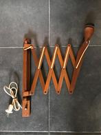 Vintage harmonica/schaarlamp, Huis en Inrichting, Lampen | Wandlampen, Ophalen of Verzenden, Gebruikt