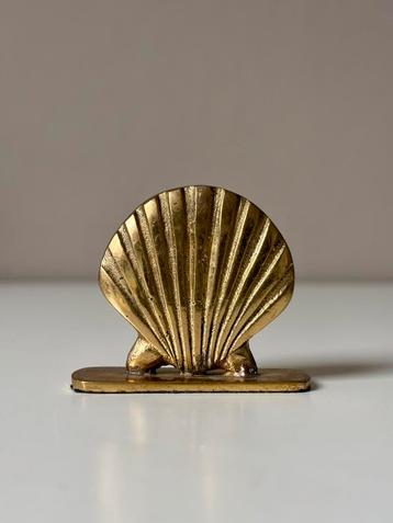 Messing schelp brievenhouder beschikbaar voor biedingen