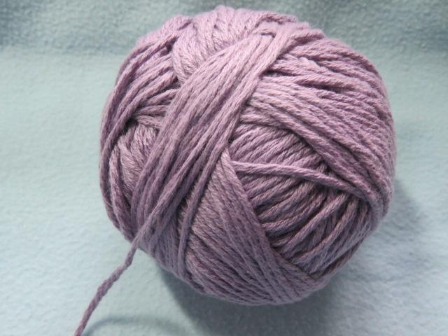 Vrij dik katoen garen lila 77 gram, Hobby en Vrije tijd, Breien en Haken, Nieuw, Breien of Haken, Wol of Garen, Ophalen of Verzenden