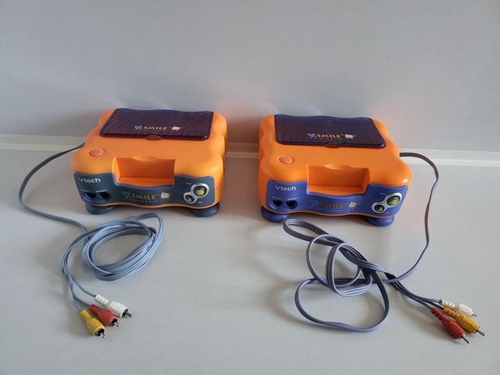 V.SMILE computer consoles van V-Tech voor TV Learning System, Kinderen en Baby's, Speelgoed | Vtech, Zo goed als nieuw, 6 jaar of ouder