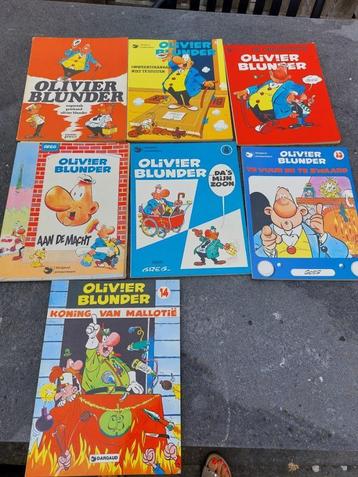 Olivier Blunder stripboeken – set van 7 – door Greg beschikbaar voor biedingen