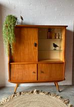 Retro vintage mid-century dressoir,high-board,vitrine, 100 tot 150 cm, 100 tot 150 cm, Retro vintage mid-century, Ophalen of Verzenden