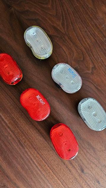 Fietslampen 3 Sets - Voor en Achterlicht beschikbaar voor biedingen