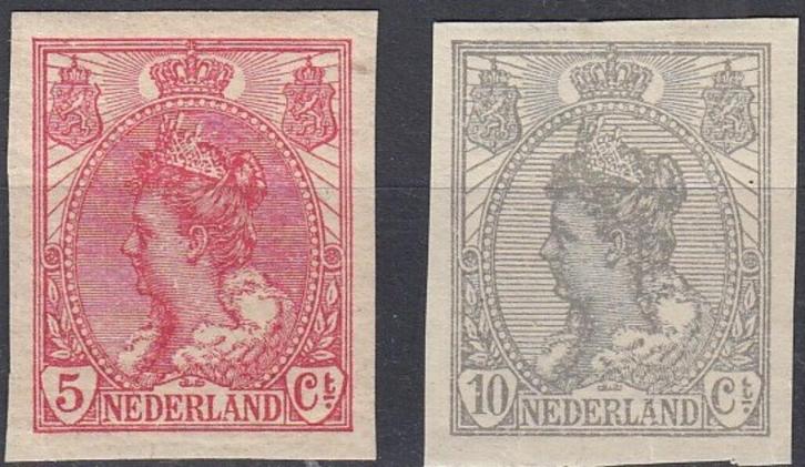 Nederland - 1923 - Koningin Wilhelmina - NVPH-82 - 83  - O, Postzegels en Munten, Postzegels | Nederland, Postfris, T/m 1940, Verzenden