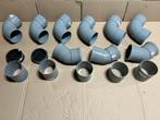 110mm rioolbuis koppelingen div., Ophalen, Bochten, Pvc, Zo goed als nieuw