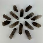 Rookkwarts punten (set) uit Brazilië, Verzamelen, Mineralen en Fossielen, Ophalen of Verzenden, Mineraal