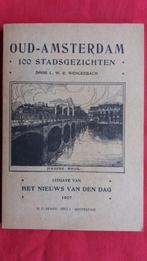 boek uit 1907 over oud Amsterdam met 100 stadgezichten, Gelezen, Verzenden