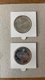 10 gulden 1999 en 2000 Ellipsvormige ringen, Postzegels en Munten, Munten | Nederland, Zilver, Ophalen of Verzenden, 10 gulden