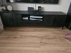 Tv meubel. Zwart mangohout, Huis en Inrichting, Kasten | Televisiemeubels, Ophalen, 150 tot 200 cm, Zo goed als nieuw, Minder dan 100 cm