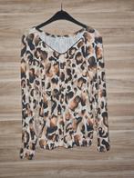 Panterprint top van het merk Enjoy maat m, Maat 38/40 (M), Bruin, Enjoy, Nieuw