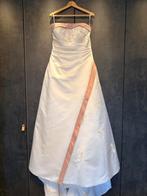 Koopje! Complete bruidsjurk set maat 42 incl. accessoires, Trouwjurk, Ophalen of Verzenden, Gedragen, Wit