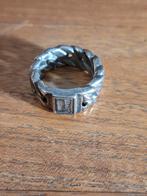 Zilveren buddha to buddha ring., 19 tot 20, Ophalen of Verzenden, Zo goed als nieuw, X