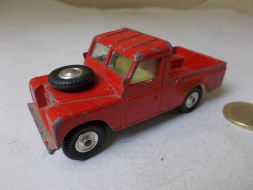 1962 Corgi Toys 438 LAND ROVER + RESERVEWIEL OP MOTORKAP (C), Hobby en Vrije tijd, Modelauto's | 1:43, Gebruikt, Auto, Corgi, Ophalen of Verzenden