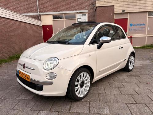 Fiat 500c cabrio GUCCI editie 2011 Wit, Auto's, Fiat, Particulier, Benzine, A, Hatchback, Handgeschakeld, Origineel Nederlands