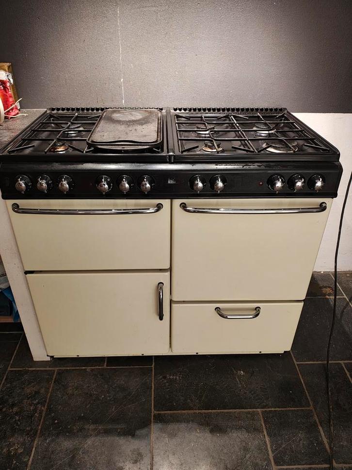 Gastel Fornuis - Gas, Witgoed en Apparatuur, Fornuizen, Gebruikt, Vrijstaand, Gas, 5 kookzones of meer, 85 tot 90 cm, 60 cm of meer