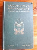 Locomotive management cleaning driving maintenance 1939, Ophalen of Verzenden, Gebruikt, Bus of Metro, Kaart of Prent