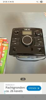 AKAI mini set. Incl boxen. Kleur zwart, Ophalen of Verzenden, Zo goed als nieuw