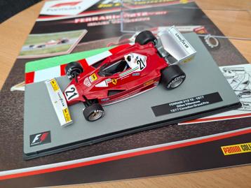 G. Villeneuve Ferrari 312 T4 1977 Panini 1:43 beschikbaar voor biedingen