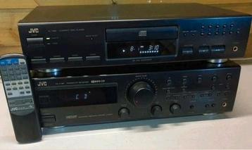 Jvc stereo set rx-316r receiver + cd speler xl-v184 beschikbaar voor biedingen
