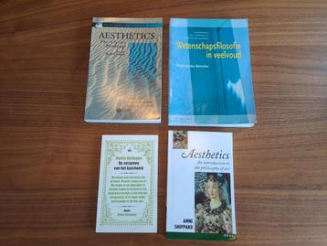 Diverse kunst/filosofie studieboeken beschikbaar voor biedingen