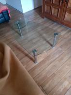 Mooie glazen salontafel, Huis en Inrichting, Tafels | Salontafels, 100 tot 150 cm, Minder dan 50 cm, Rechthoekig, 50 tot 100 cm