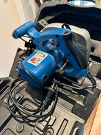 Topcraft Cirkelzaag in Koffer met Geleiderails, Doe-het-zelf en Verbouw, Gebruikt, Cirkelzaag, Ophalen of Verzenden, 30 tot 70 mm