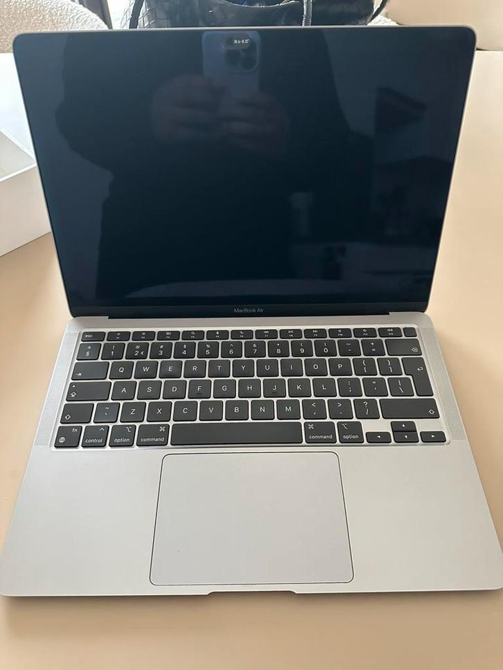 Macbook Air M1 2021 13 inch, Computers en Software, Apple Macbooks, Zo goed als nieuw, MacBook Air, 13 inch, 256 GB, 8 GB, Qwerty