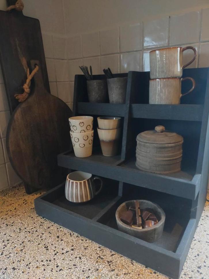 Mooie zwarte gruttersbak PMR, Antiek en Kunst, Curiosa en Brocante, Ophalen of Verzenden