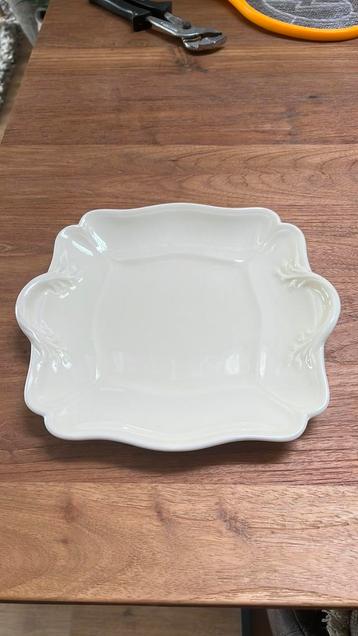 Queens plain wedgwood Vierkante taart schaal beschikbaar voor biedingen