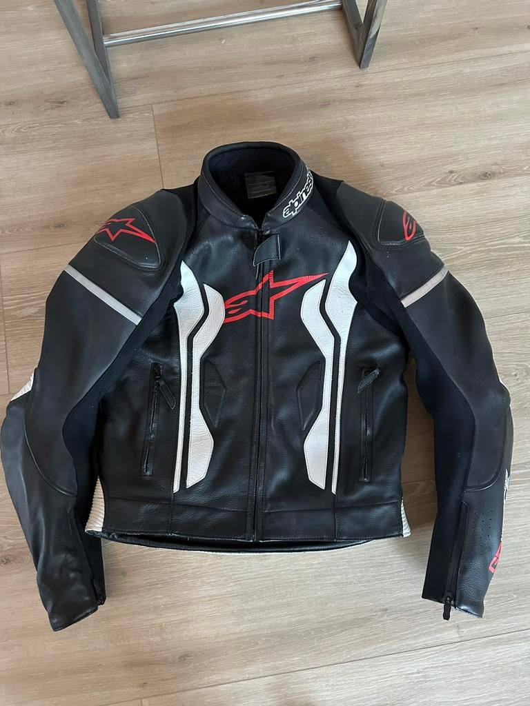 Alpinestars GP Force motorjas maat 48, Motoren, Kleding | Motorkleding, Ophalen, Tweedehands, Jas | leer