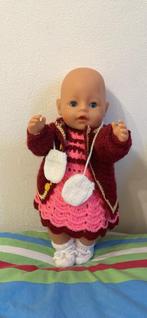 Jurkje broekje slofjes jasje met wantjes v d babyborn, Ophalen of Verzenden, Zo goed als nieuw, Babypop