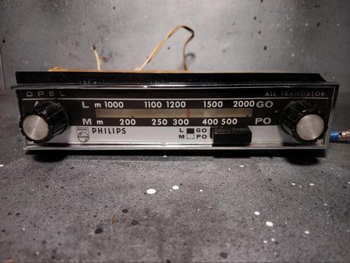 Philips Opel Radio Oltdtimer Vintage Oltimer, Auto diversen, Autoradio's, Zo goed als nieuw, Ophalen of Verzenden