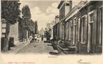 Berlikum ( Fr) - Fraaie straat met volk- 1905, Verzamelen, Gelopen, Friesland, Voor 1920, Verzenden