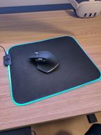 Muismat Steelseries QcK Prism Cloth Medium LED, Ophalen of Verzenden, Gaming muismat, Zo goed als nieuw, Steelseries
