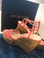 Sergio Rossi sleehakken maat 38, Kleding | Dames, Schoenen, Sergio Rossi, Zwart, Zo goed als nieuw, Sandalen of Muiltjes