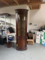 Mooie antieke hoekkast met glas, Antiek en Kunst, Antiek | Meubels | Kasten, Ophalen