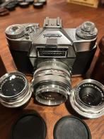 Voigtländer Bessamatic met 3 lenzen, Ophalen of Verzenden, Zo goed als nieuw, Spiegelreflex, Overige Merken