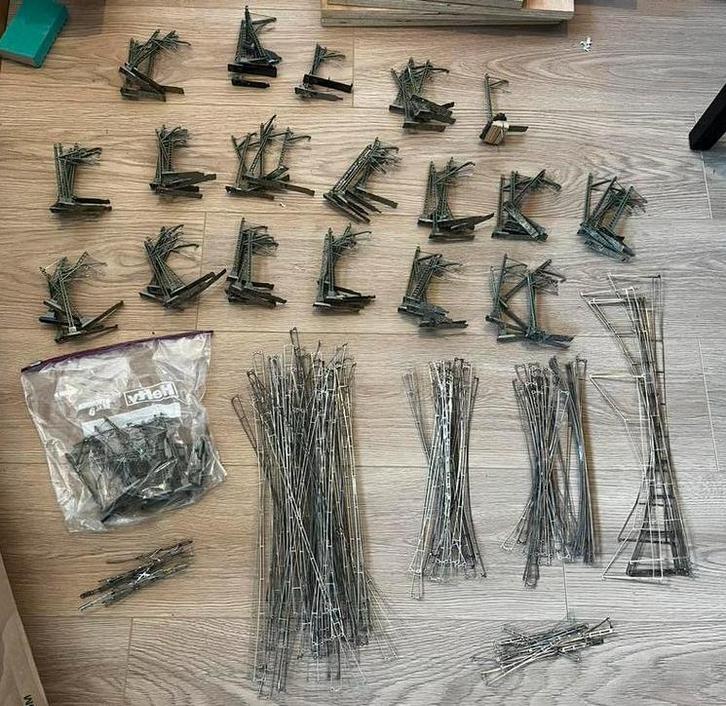 Marklin h0 bovenleiding voor M rail 100 masten en rijdraden, Hobby en Vrije tijd, Modeltreinen | H0, Zo goed als nieuw, Overige typen