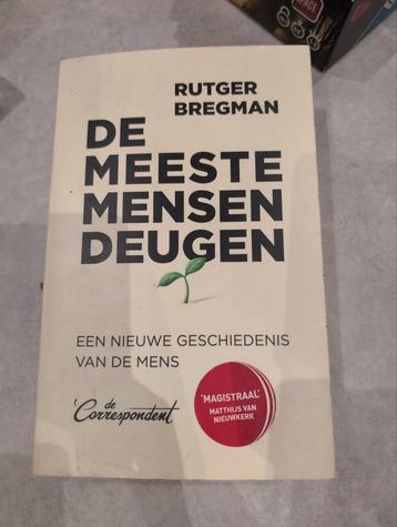 De meeste mensen deugen - Rutger Bregman beschikbaar voor biedingen