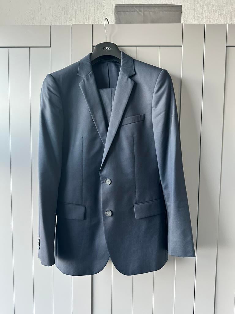 Hugo Boss Pak Heren - Stijlvol en Netjes, Ophalen of Verzenden, Zo goed als nieuw, Hugo Boss, Maat 48/50 (M)