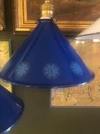 Prachtig Blauw Motief Frans Brocante Hang Lampje, Ophalen, Gebruikt, Cornwallantiques@hotmail.com, Cornwall Recycle Product