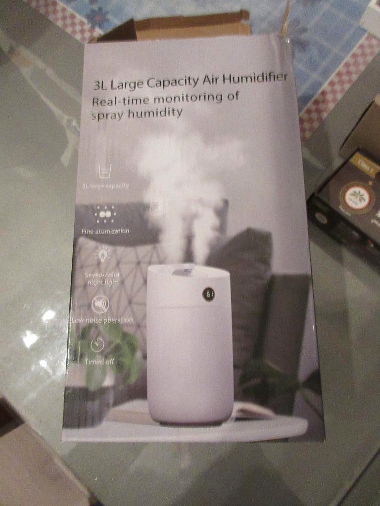 NIEUW! X12 3L Luchtbevochtiger. Humidifier .NU maar 12,50€, Ophalen of Verzenden, Nieuw, Luchtbevochtiger